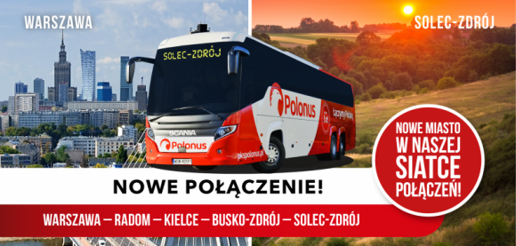 Polonus z nowym połączeniem do Solec-Zdrój!