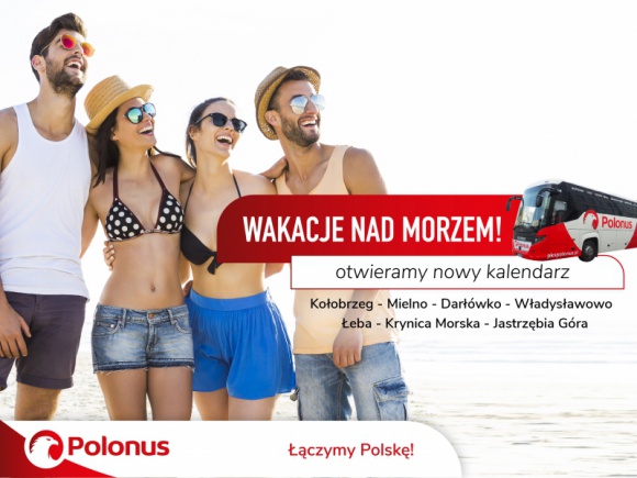 Wakacje nad morzem z Polonusem! Startuje letni kalendarz połączeń