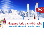 Marka Amki Snacks zachęca do aktywności w okresie ferii zimowych